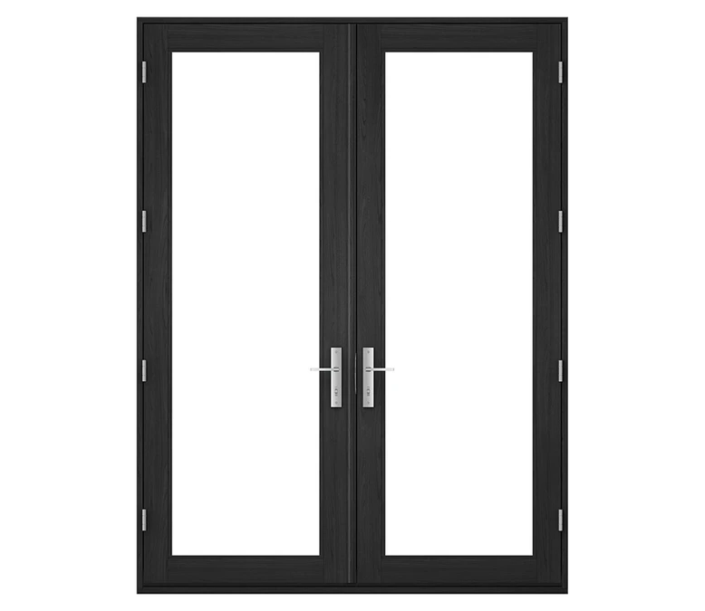 Pella Reserve Contemporary Wood Hinged Patio Door in Mt Pleasant